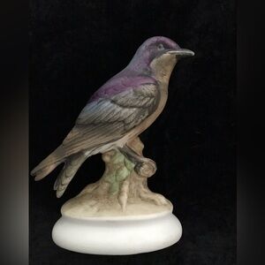 Purple Martin Bird Figurine